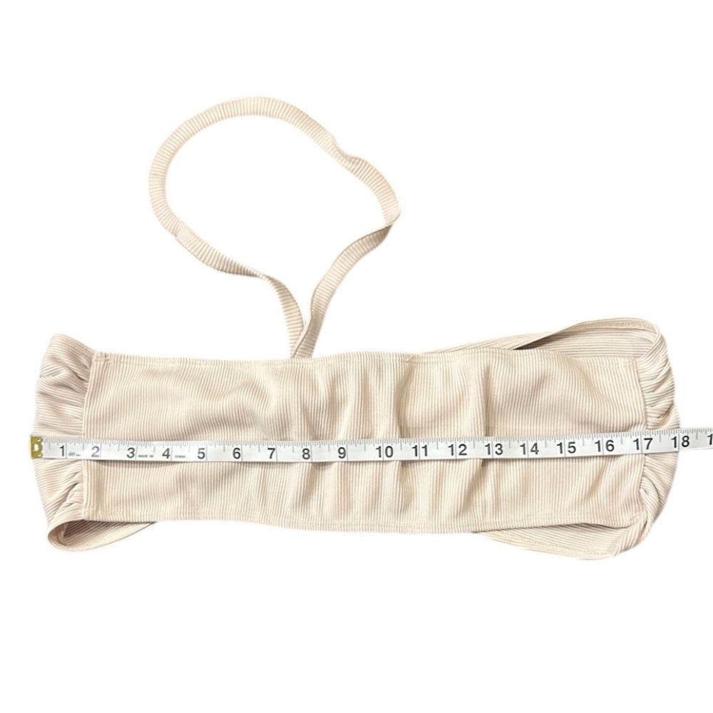 Kimberly Taylor Cabana Bandeau Bralette in Stone Resort Ware Size Large NWT - Picture 10 of 11